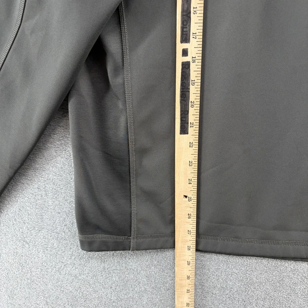 The North Face FlashDry Pullover Mens Large Gray Half Zip Softshell Fleece Lined